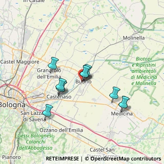 Mappa Via Achille Grandi, 40054 Budrio BO, Italia (5.90091)