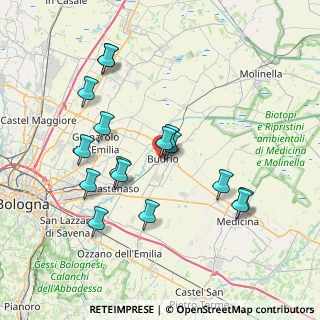 Mappa Via Antonio Gramsci, 40054 Budrio BO, Italia (7.425)