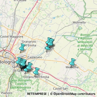 Mappa Via A. Gramsci, 40054 Budrio BO, Italia (9.744)