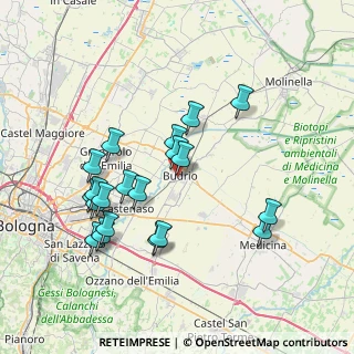 Mappa Via A. Gramsci, 40054 Budrio BO, Italia (7.454)