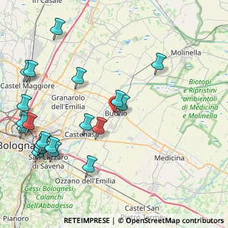 Mappa Via Achille Grandi, 40054 Budrio BO, Italia (10.86)