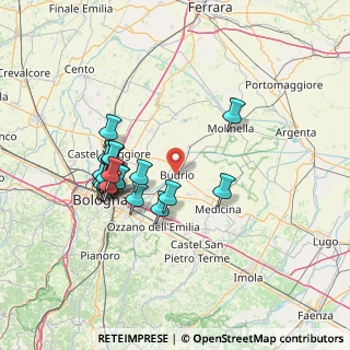 Mappa Via A. Gramsci, 40054 Budrio BO, Italia (13.464)