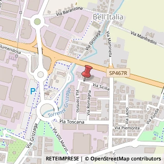 Mappa Via Sicilia, 15, 41053 Maranello, Modena (Emilia Romagna)