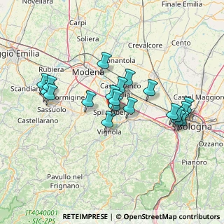Mappa Viale G. Marconi, 41057 Spilamberto MO, Italia (13.414)