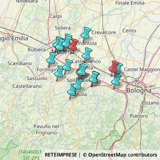 Mappa Viale G. Marconi, 41057 Spilamberto MO, Italia (10.7495)