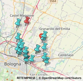 Mappa Via Giovanni Xxiii, 40057 Granarolo dell'Emilia BO, Italia (4.036)
