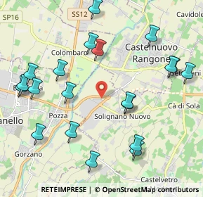 Mappa Via del Lavoro, 41014 Castelvetro di Modena MO, Italia (2.4355)