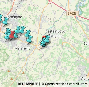 Mappa Via del Lavoro, 41014 Castelvetro di Modena MO, Italia (5.4965)