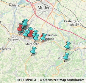 Mappa Via del Lavoro, 41014 Castelvetro di Modena MO, Italia (6.94813)