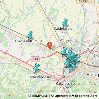Mappa Via Alessandro Tassoni, 40132 Bologna BO, Italia (4.46583)