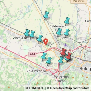 Mappa Via Alessandro Tassoni, 40132 Bologna BO, Italia (4.06063)