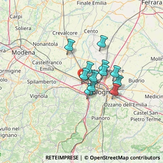 Mappa Via Alessandro Tassoni, 40132 Bologna BO, Italia (9.29667)