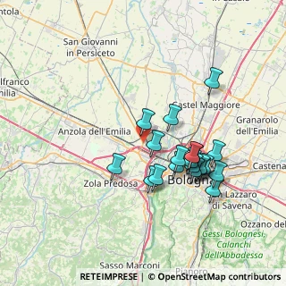 Mappa Strada Provinciale di Crevalcore, 40132 Bologna BO, Italia (6.7495)