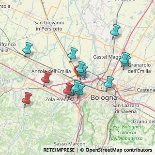 Mappa Strada Provinciale di Crevalcore, 40132 Bologna BO, Italia (7.00214)
