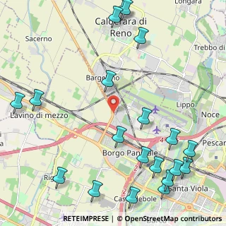 Mappa Strada Provinciale di Crevalcore, 40132 Bologna BO, Italia (3.029)
