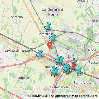 Mappa Strada Provinciale di Crevalcore, 40132 Bologna BO, Italia (2.14923)