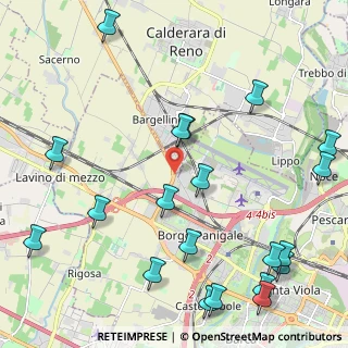 Mappa Strada Provinciale di Crevalcore, 40132 Bologna BO, Italia (2.9095)