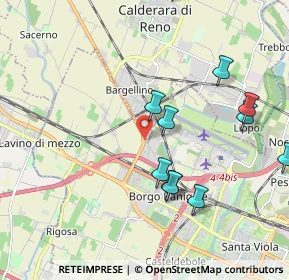 Mappa SP di Crevalcore, 40132 Bologna BO, Italia (2.18091)