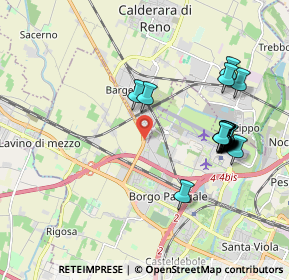 Mappa SP di Crevalcore, 40132 Bologna BO, Italia (2.0375)