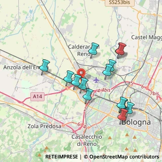Mappa Strada Provinciale di Crevalcore, 40132 Bologna BO, Italia (3.72071)