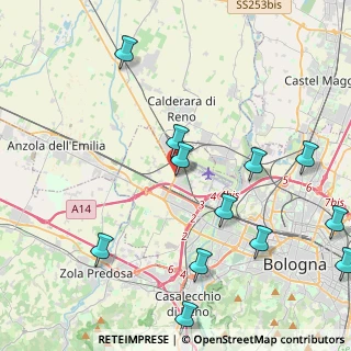 Mappa Strada Provinciale di Crevalcore, 40132 Bologna BO, Italia (5.29417)