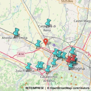 Mappa SP di Crevalcore, 40132 Bologna BO, Italia (5.0365)
