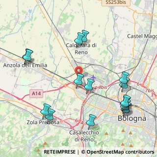 Mappa SP di Crevalcore, 40132 Bologna BO, Italia (5.13063)