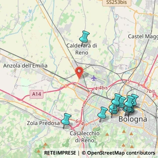 Mappa Strada Provinciale di Crevalcore, 40132 Bologna BO, Italia (5.77167)