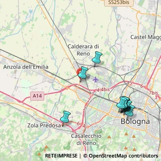 Mappa Strada Provinciale di Crevalcore, 40132 Bologna BO, Italia (4.91273)