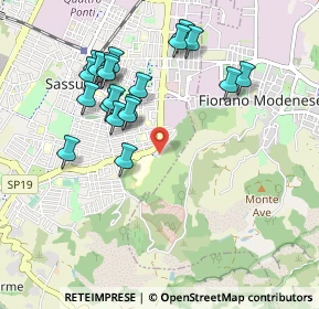Mappa Viale Taormina, 41049 Sassuolo MO, Italia (0.974)