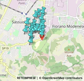 Mappa Viale Taormina, 41049 Sassuolo MO, Italia (0.665)