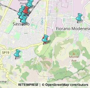 Mappa Viale Taormina, 41049 Sassuolo MO, Italia (1.41615)