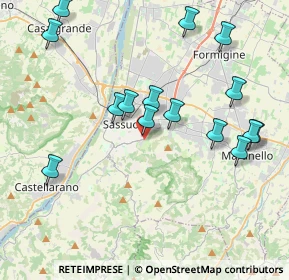 Mappa Viale Taormina, 41049 Sassuolo MO, Italia (4.30733)