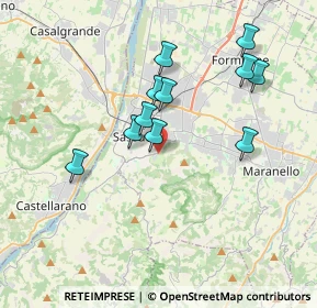 Mappa Viale Taormina, 41049 Sassuolo MO, Italia (3.34455)