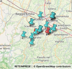Mappa Via Anna Frank, 42014 Castellarano RE, Italia (10.732)