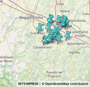 Mappa Via Anna Frank, 42014 Castellarano RE, Italia (10.732)