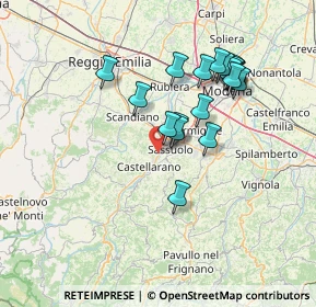 Mappa Via Anna Frank, 42014 Castellarano RE, Italia (13.7745)