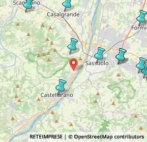 Mappa Via Anna Frank, 42014 Castellarano RE, Italia (6.03417)