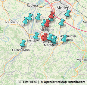 Mappa Via Senna, 41042 Fiorano Modenese MO, Italia (6.08625)