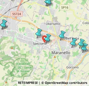 Mappa Via Nino Bixio, 41042 Fiorano Modenese MO, Italia (2.835)