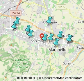 Mappa Via Nino Bixio, 41042 Fiorano Modenese MO, Italia (1.70364)