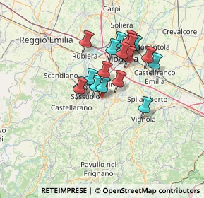 Mappa Via Nino Bixio, 41042 Fiorano Modenese MO, Italia (11.067)