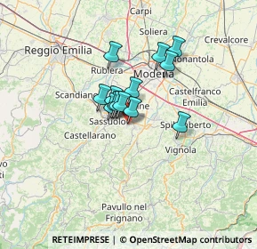 Mappa Via Nino Bixio, 41042 Fiorano Modenese MO, Italia (8.33692)