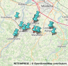 Mappa Via Nino Bixio, 41042 Fiorano Modenese MO, Italia (5.91556)