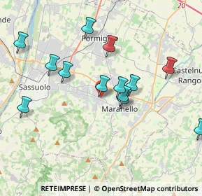 Mappa Via Nino Bixio, 41042 Fiorano Modenese MO, Italia (4.95529)