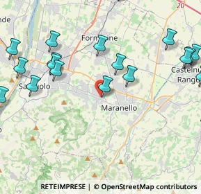 Mappa Via Nino Bixio, 41042 Fiorano Modenese MO, Italia (5.667)