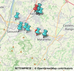 Mappa Via Nino Bixio, 41042 Fiorano Modenese MO, Italia (3.71938)
