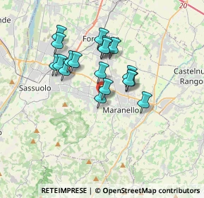 Mappa Via Nino Bixio, 41042 Fiorano Modenese MO, Italia (2.92316)