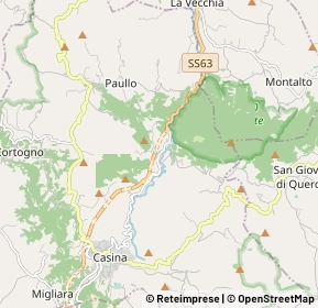 Mappa Via XXV Aprile, 42034 Casina RE, Italia (1.63077)