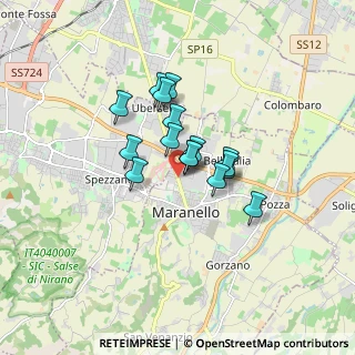 Mappa Via V. Alfieri, 41053 Maranello MO, Italia (1.145)